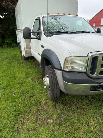07 F450 diesel enclosed utility work truck – $7,000 (Baltic CT)