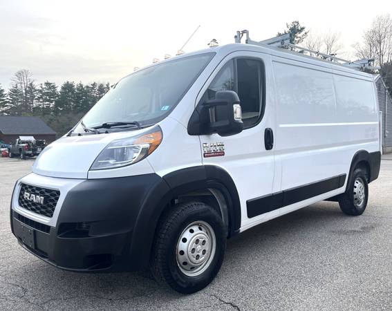 2019 RAM ProMaster 1500 Cargo Van Bins ErgoRack Ladder Rack 1-Owner – $18,990 (Hampton NH RT1)